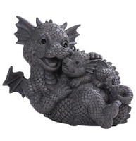 PT Happy Family Dragons Figurine en résine pour décoration de maison et de jardin