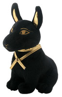 PT Small Black and Gold Anubis Plush 