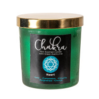 PT Heart Chakra Mint Scented Candle with Green Aventurine 