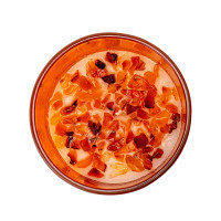 PT Sacral Chakra Orange Scented Candle with Carnelian 