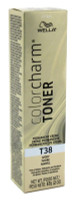 Wella color charm creme toner #t38 ivory 2oz x 3 חבילות