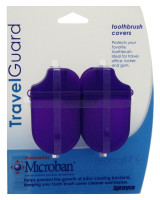 Travel Guard Toothbrush Covers 2 Pk Assorted Colors X 12 Pieces