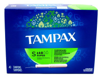 Tampones Tampax super 40 unidades sin perfume x 3 paquetes