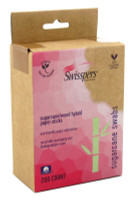 Swisspers Cotton Swabs 200 Count Sugarcane/Wood Hybrid X 3 Packs