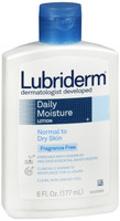 Lubriderm dagelijkse vocht geurvrije lotion 6oz