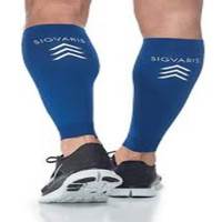 Mangas de compresión deportivas para piernas Sigvaris 412V Performance 20-30 mmHg - 1 pr