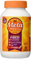 Metamucil Fiber Therapy para la regularidad, cápsulas de suplemento de fibra - 100 Ea 