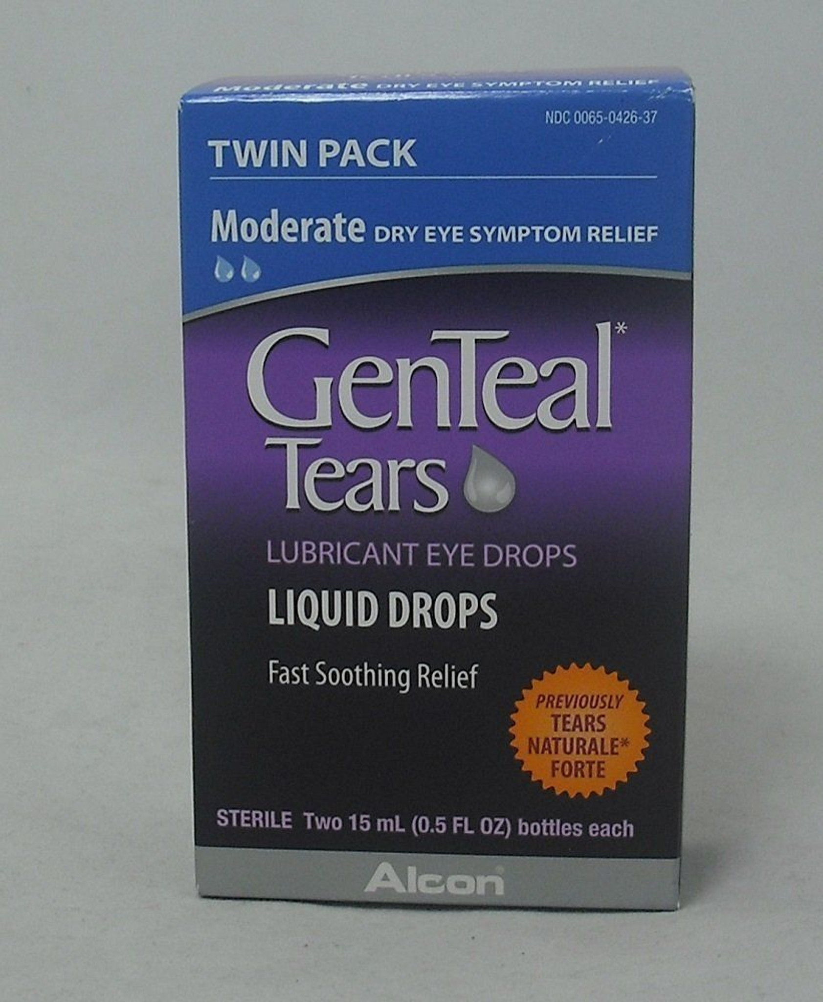 Genteal Tears Moderate Eye Drops TWIN PACK 2X15M