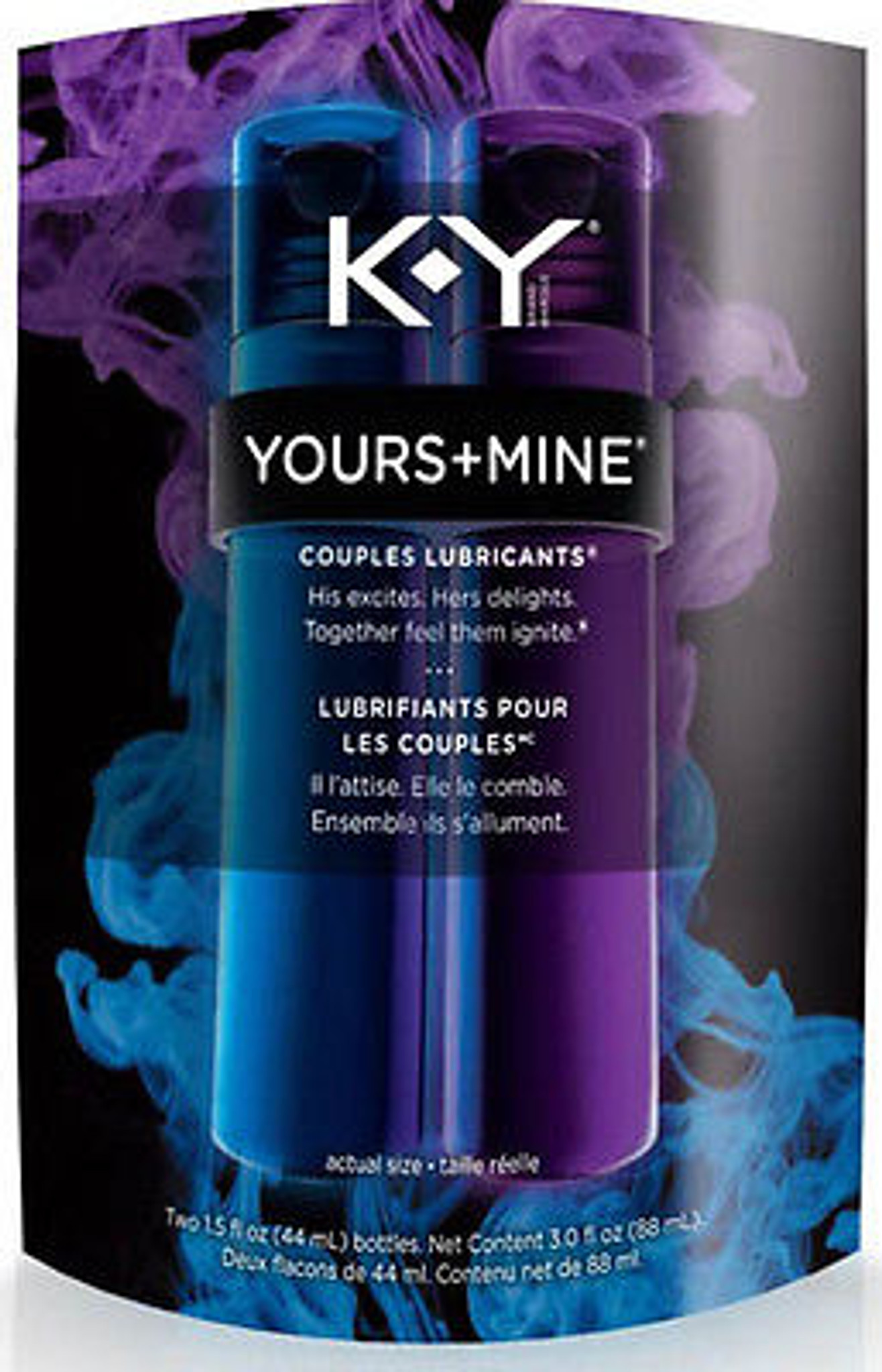 Couples　K-Y　Yours　Lubricants,　Mine　Personal　Ounce