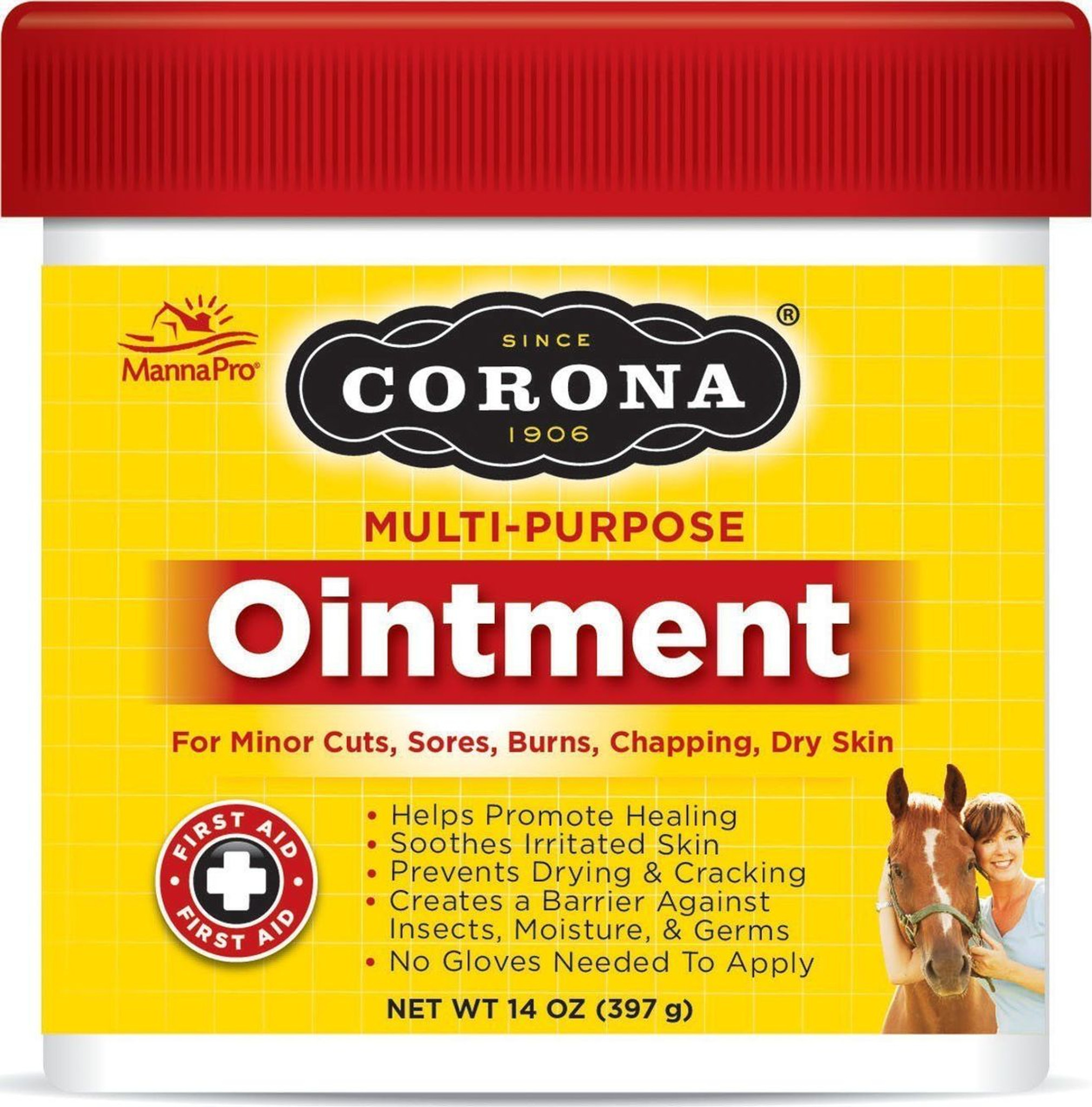 Corona Original Lanolin-RichSkin Healing Ointment Jar 14 Oz