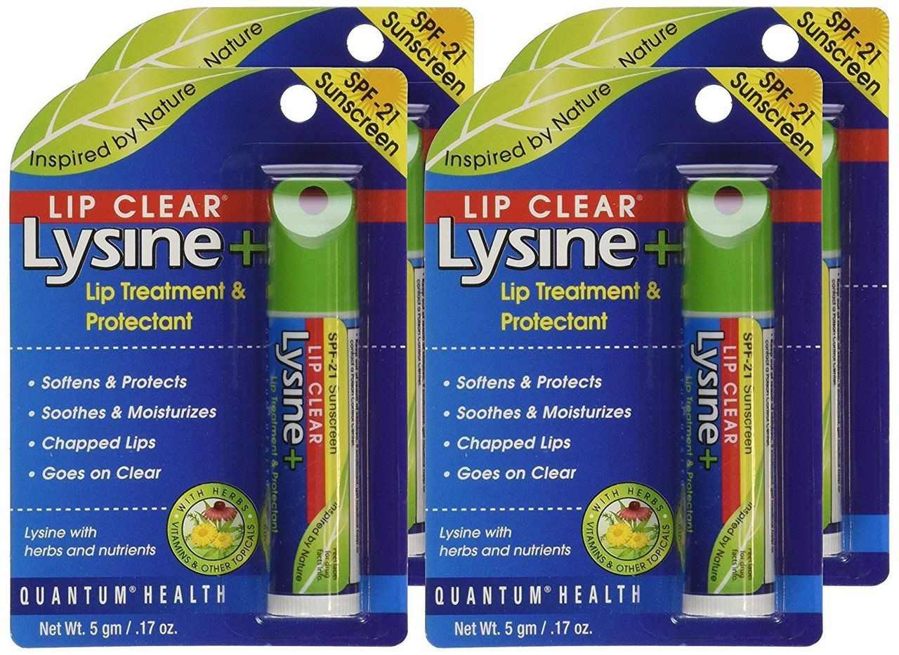 Lip Clear Lysine Cold Stick spf 21 5g 0.18 OZ 6 PACKS