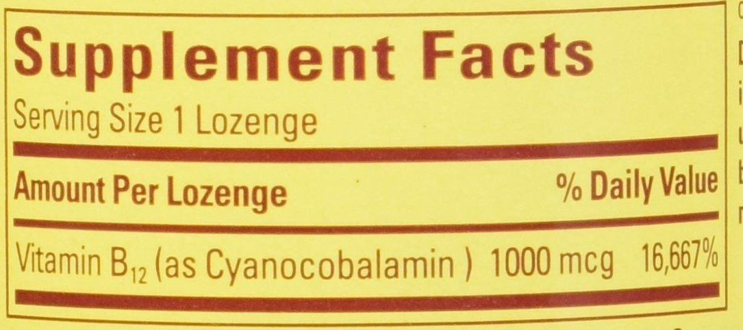 Nature Made Vitamin B12 1000 MCG Sublingual 50 Count