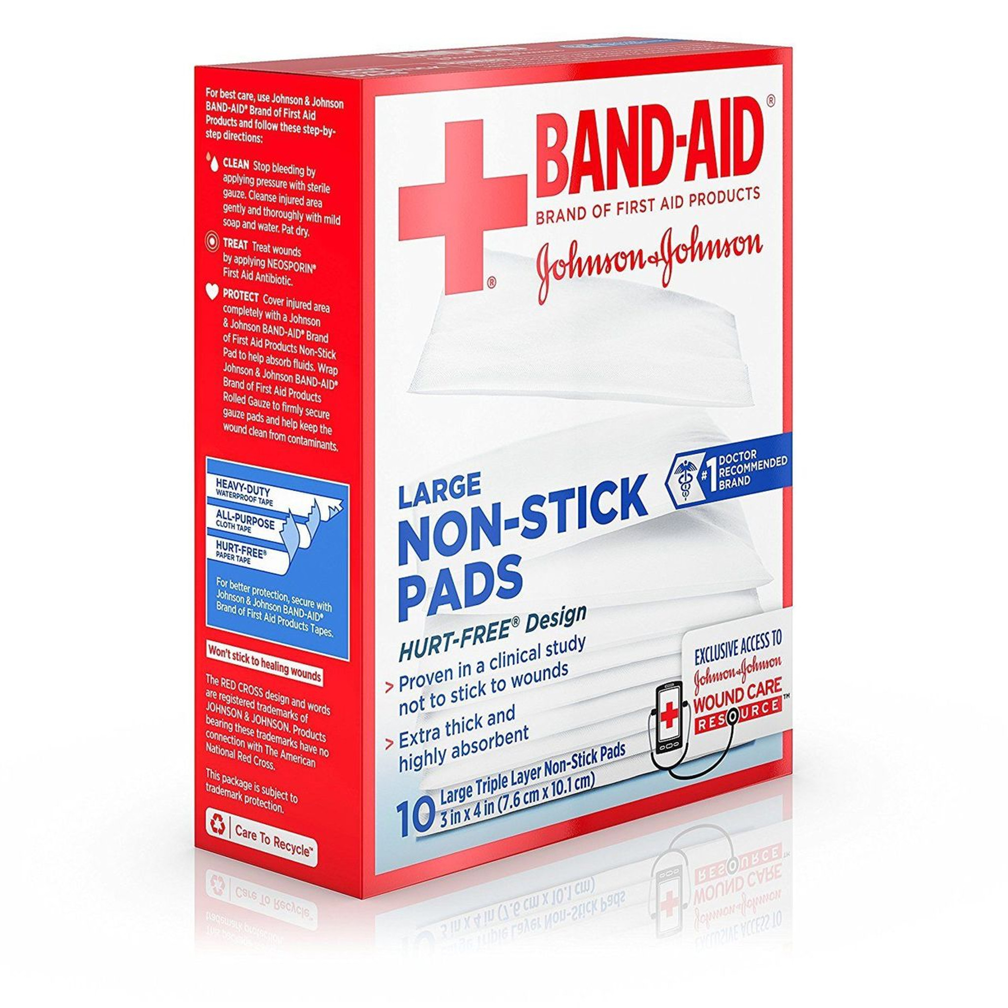 HURT-FREE® Non-Stick Gauze Pads