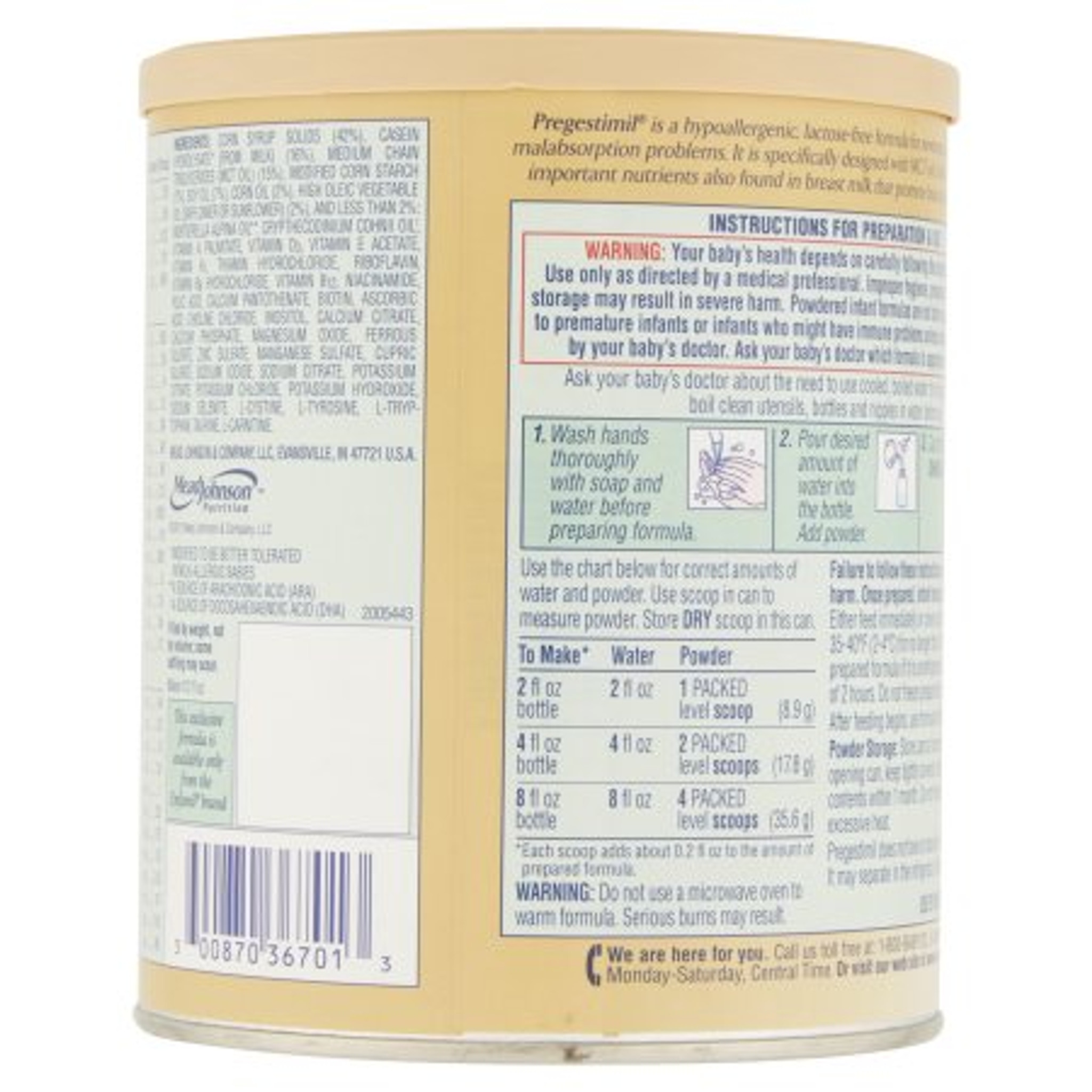 dha ara infant formula