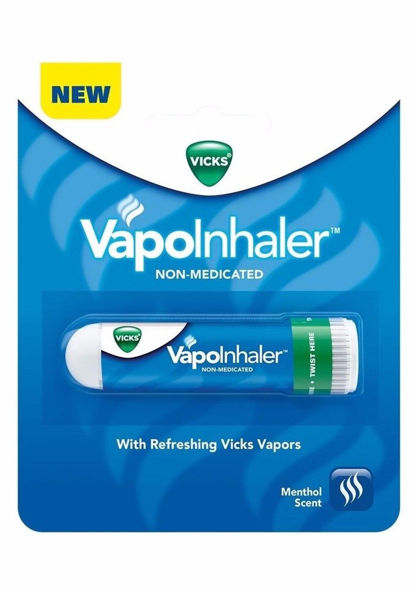 Vicks VapoInhaler Non-Medicated Menthol Vapor Nasal Inhaler 0.2ML