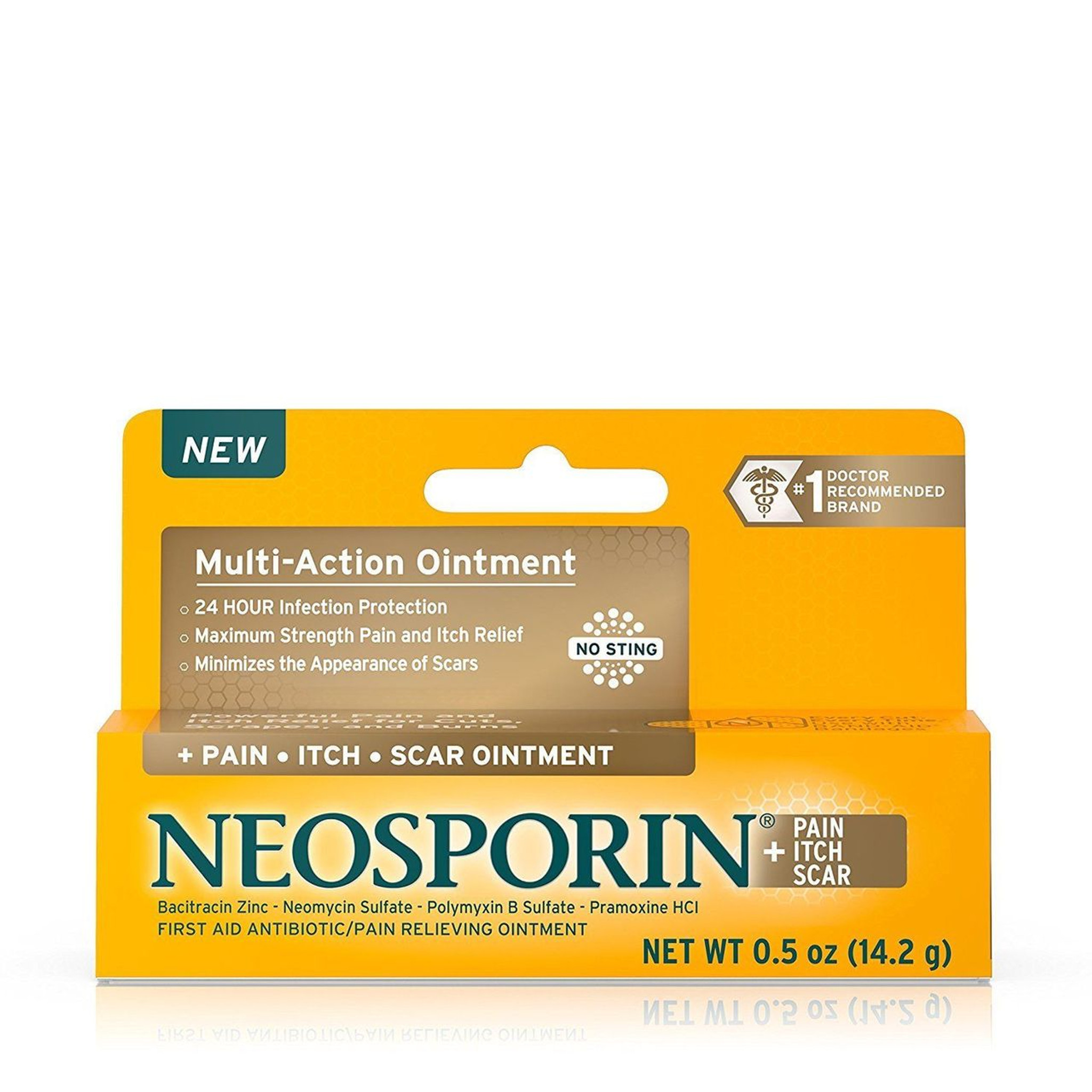 Neosporin + smerte, kløe, ar salve 0,5 oz