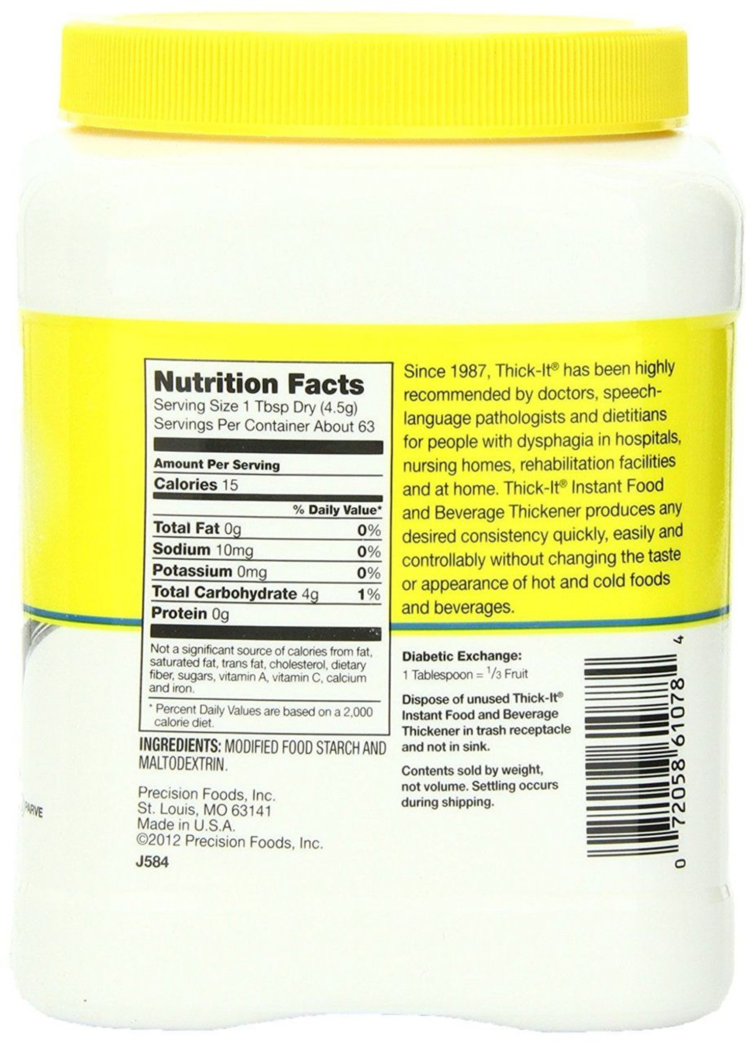 Thick-It 2 Concentrated Instant Food and Beverage Thickener