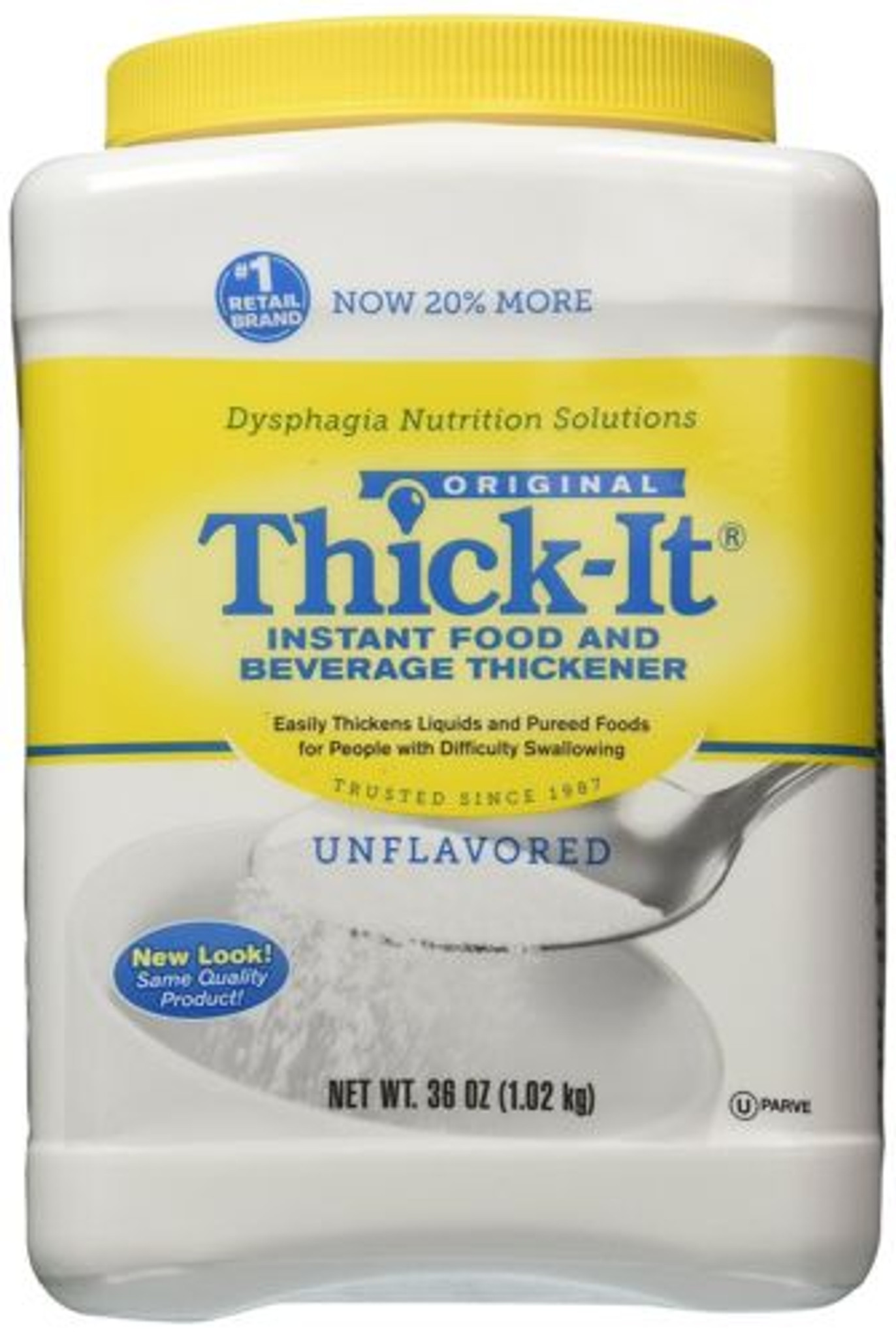 Thick It 2 Food and Beverage Thickener, Instant, Concentrated, Unflavored - 36 oz