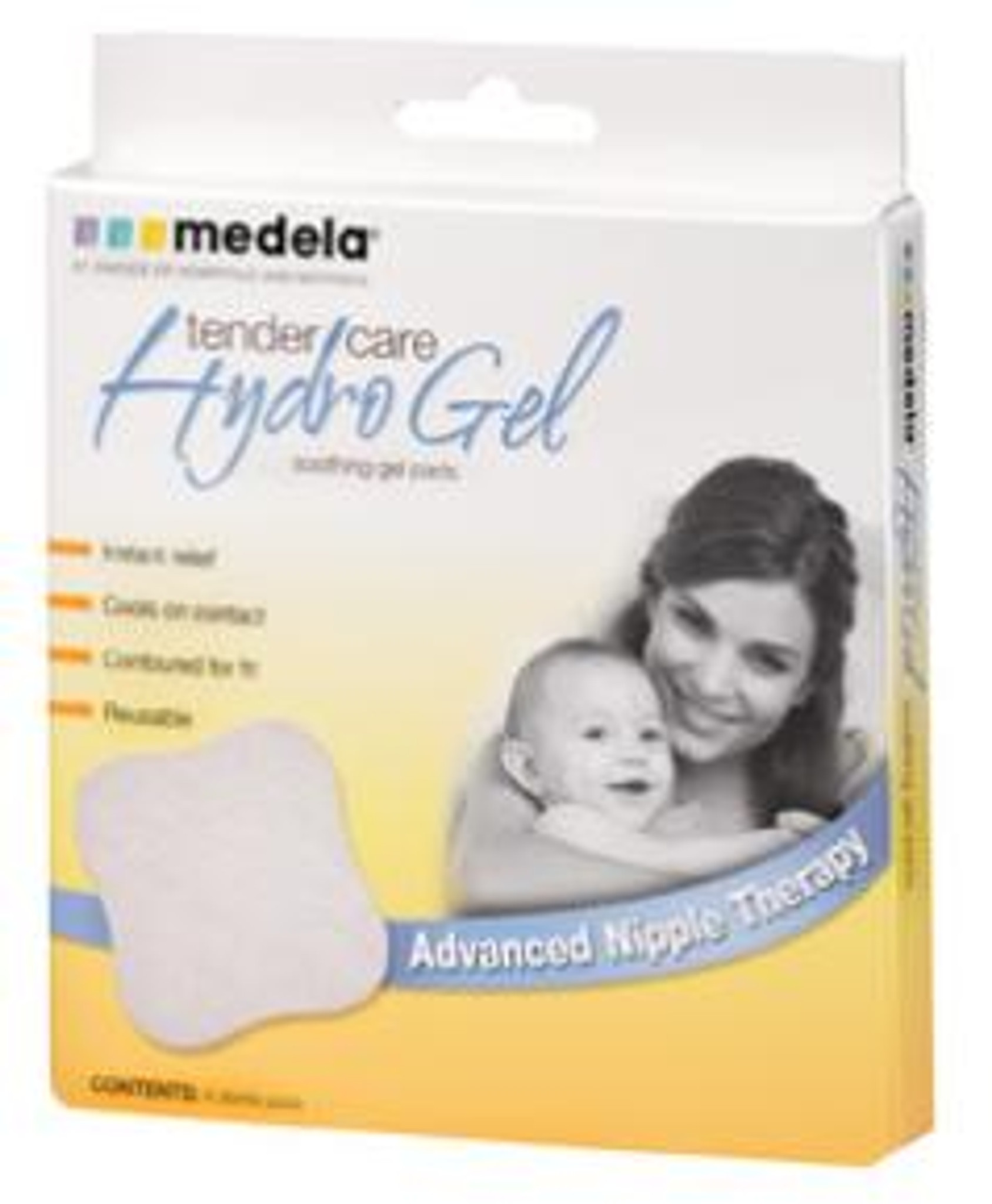 Medela Tender Care Hyrdogel Nursing Pad - 4 ct