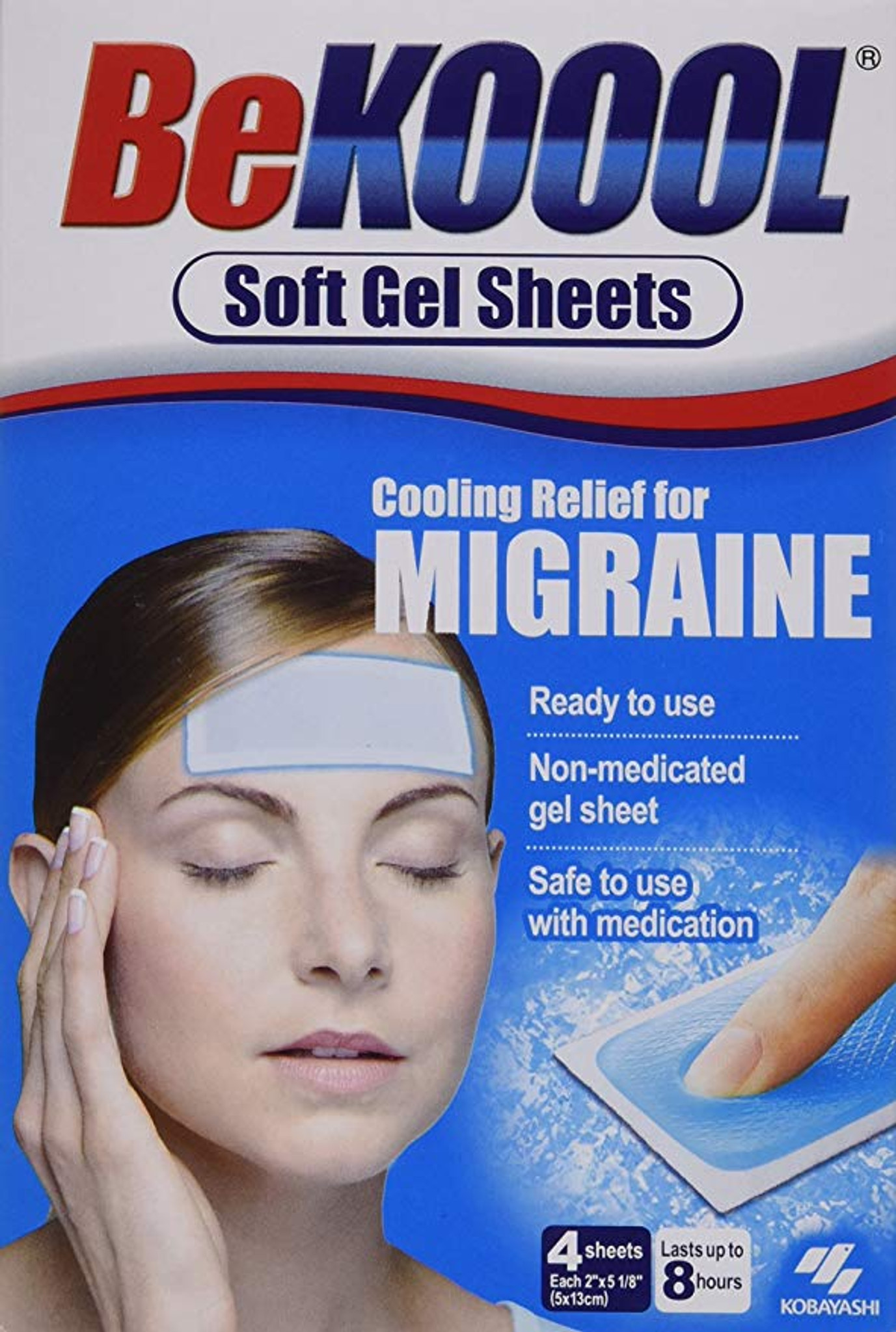 WellPatch Migraine & Headache Cooling Patch Drug Free, Lasts Up 12