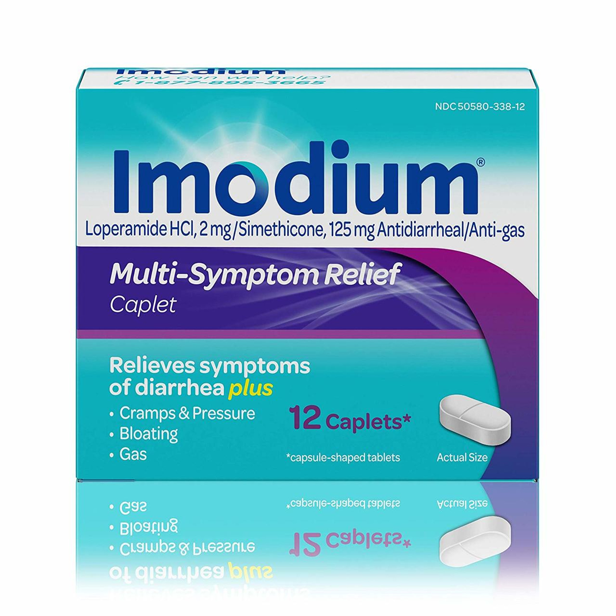 Imodium Multisymptom Gas Relief Diarrhea Cap 12co