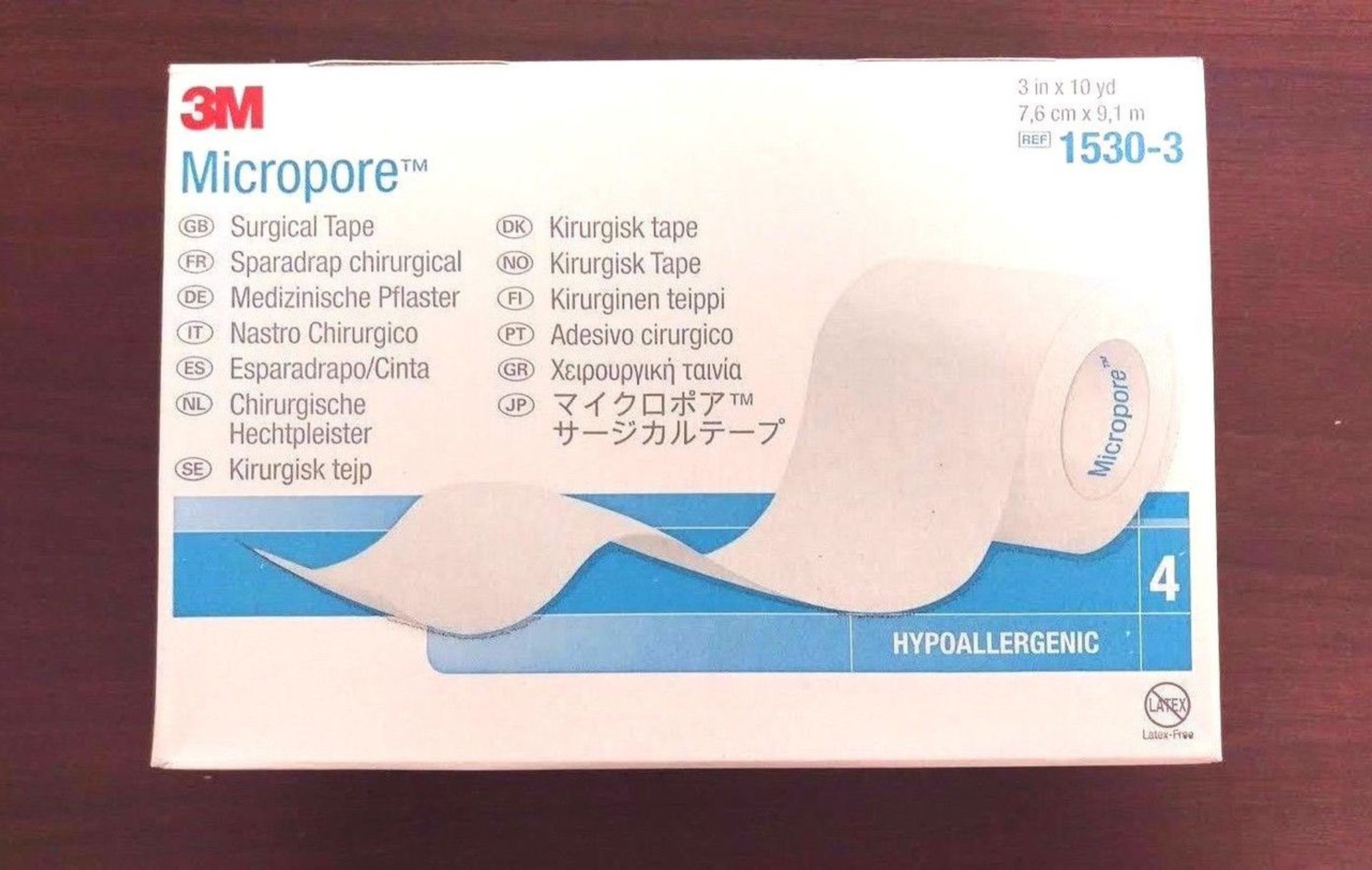 3M Micropore Medical Tape Skin Friendly Paper, nonsterile