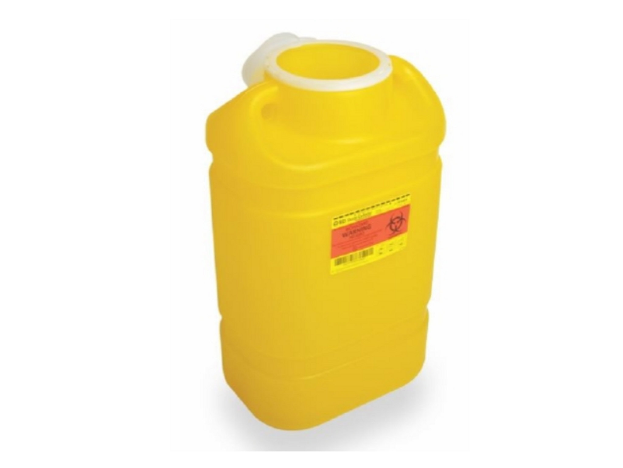 Chemotherapy Sharps Container 1Piece 10.5 L X 7.55 W