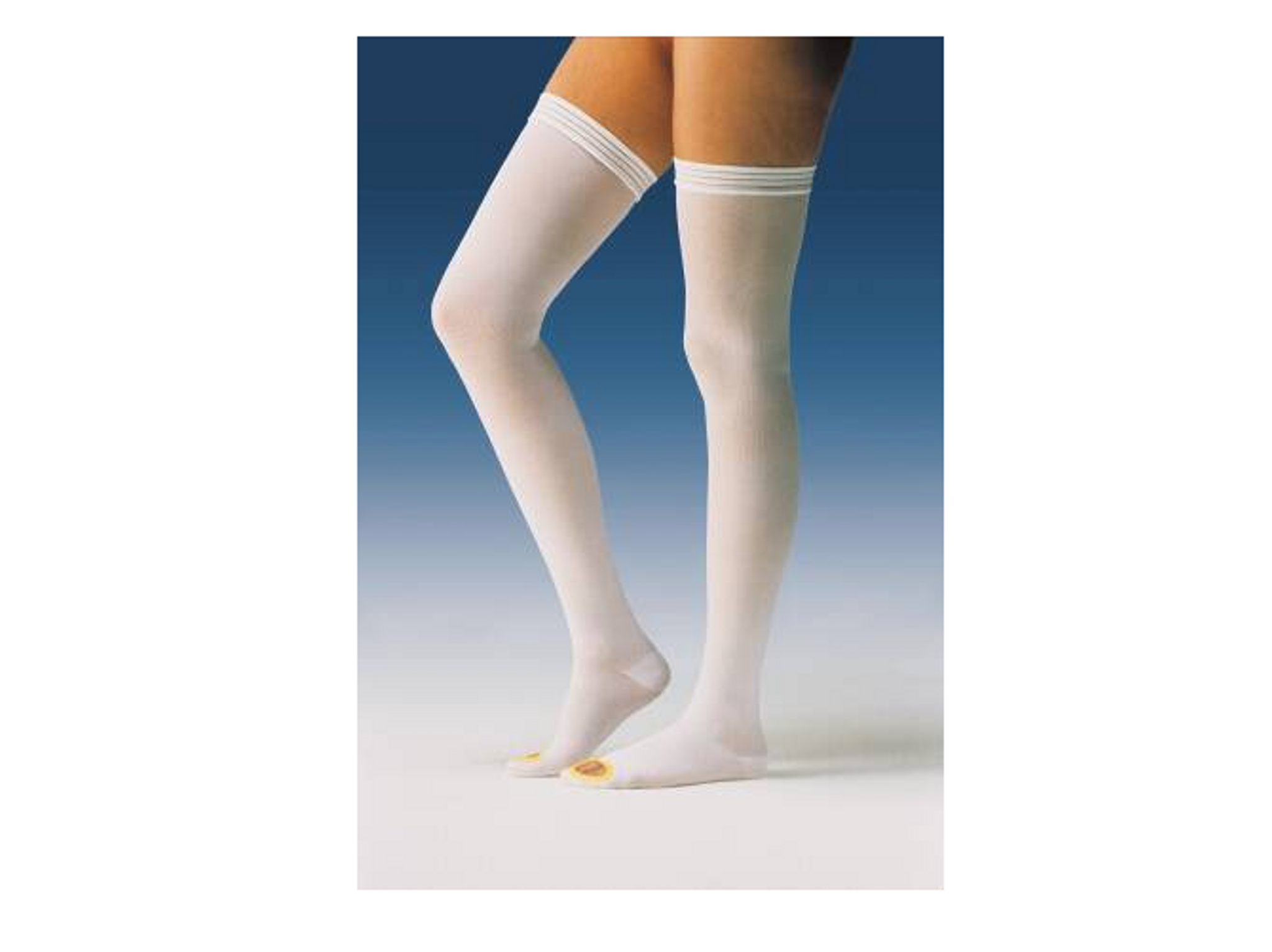 JOBST Anti-embolism Stockings KNEE High Large, Long White Inspection Toe 