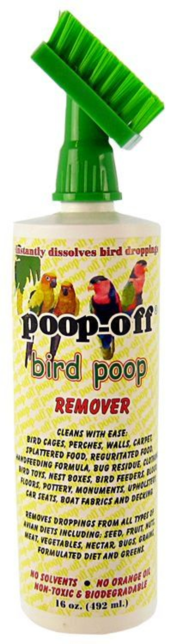 Poop-Off Bird Poop Remover 16 oz Brush