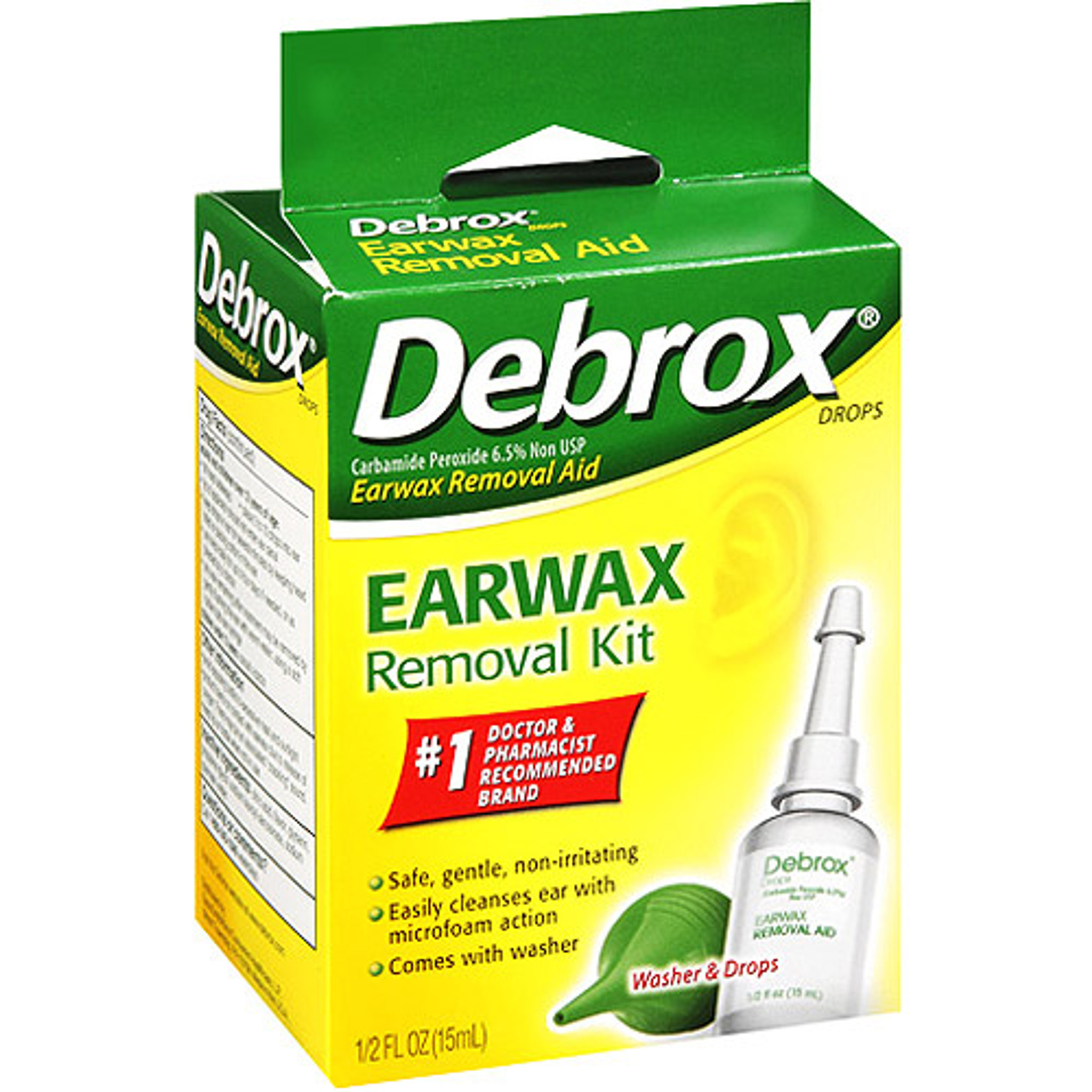 Debrox Ear Wax Remover 0.5 oz. Dropper Bottle - Simply Medical