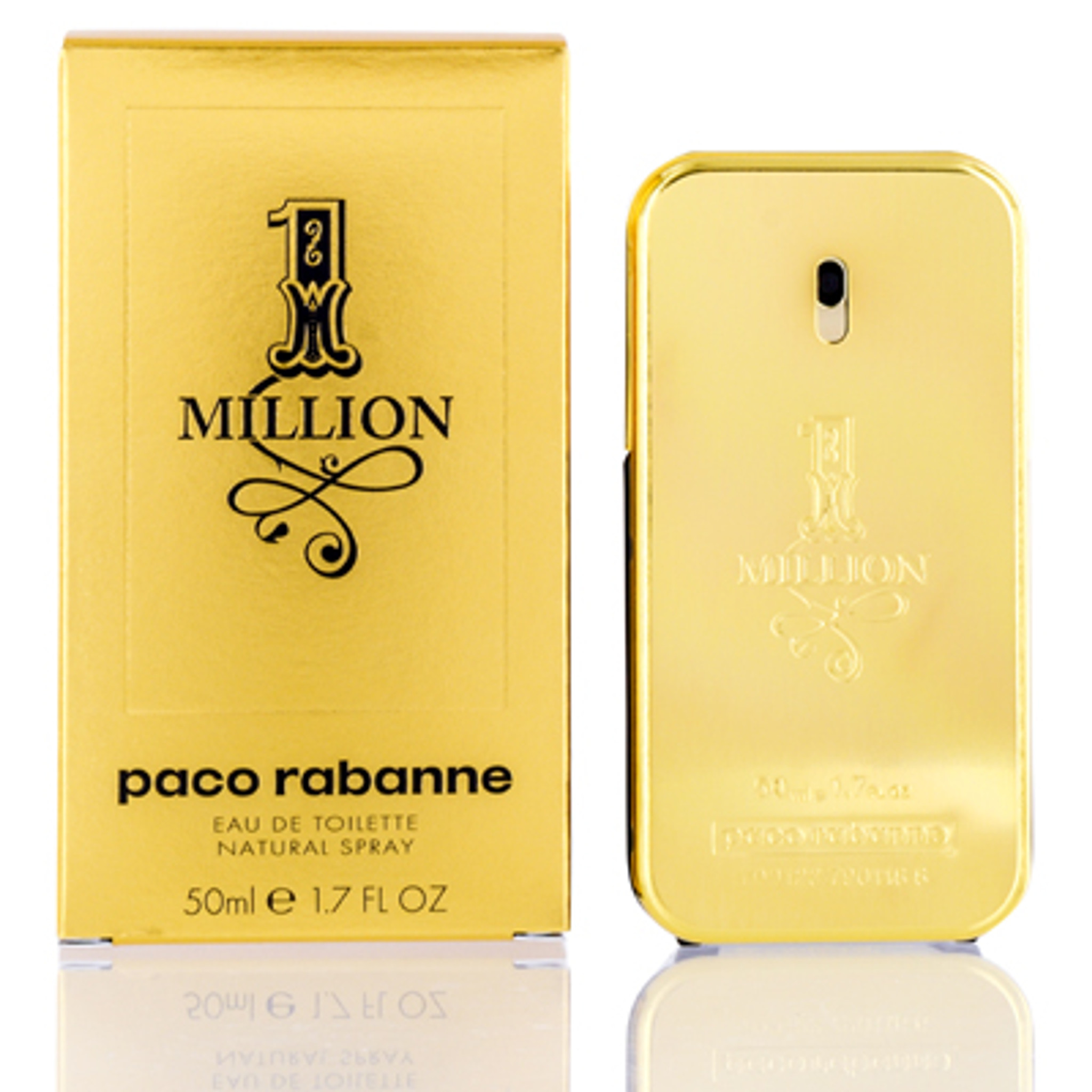 1 MILLION LUCKY PACO RABANNE EDT SPRAY 1.7 OZ 50 ML M