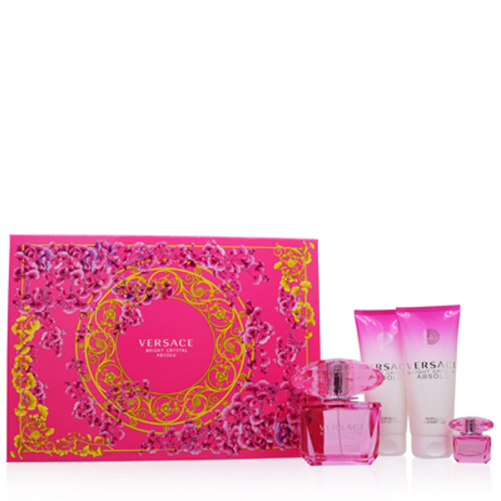 BRIGHT CRYSTAL ABSOLU VERSACE SET W EDP SPRAY 3.0 OZ EDP