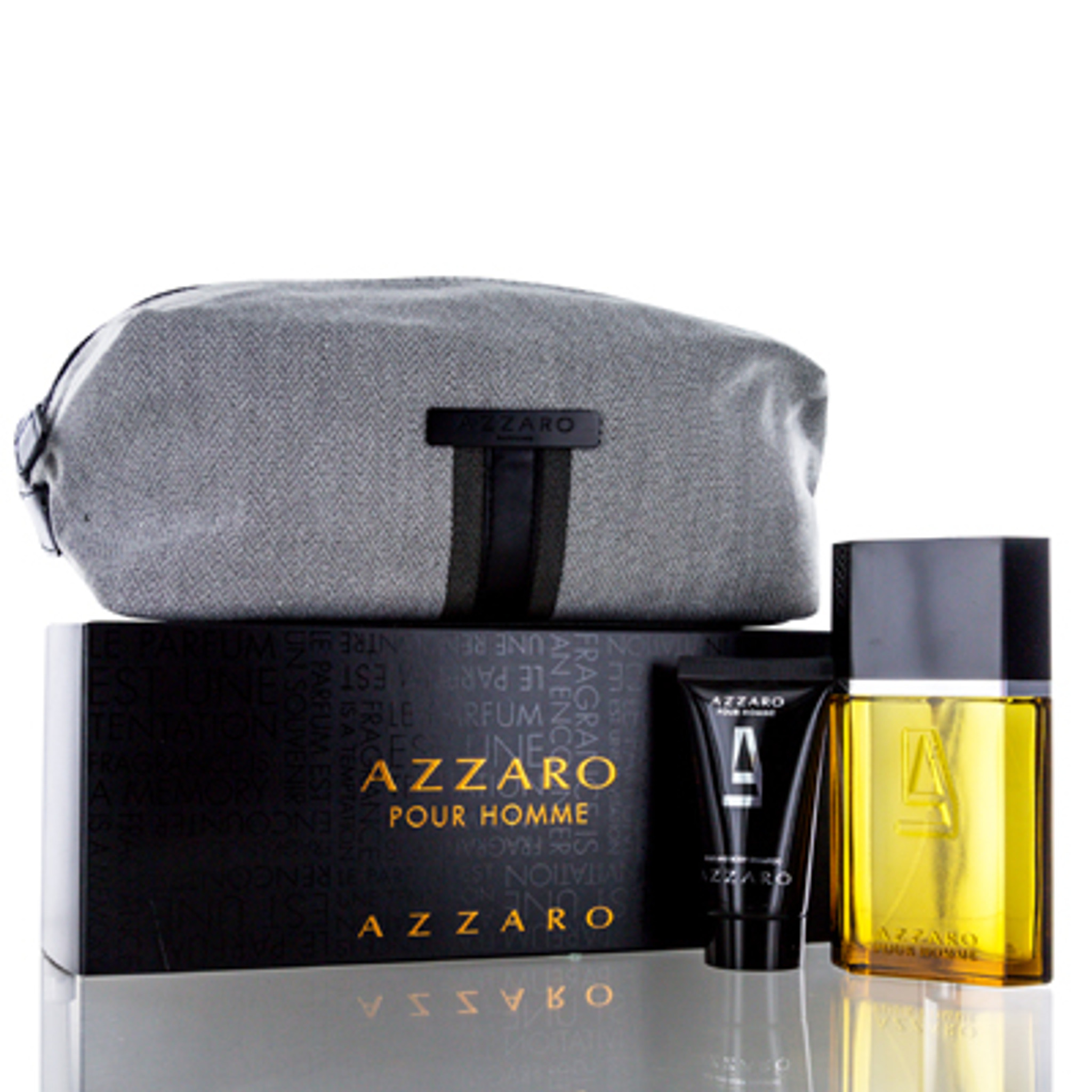 AZZARO MEN AZZARO SET M EDT SPRAY 3.3 OZ HAIR BODY