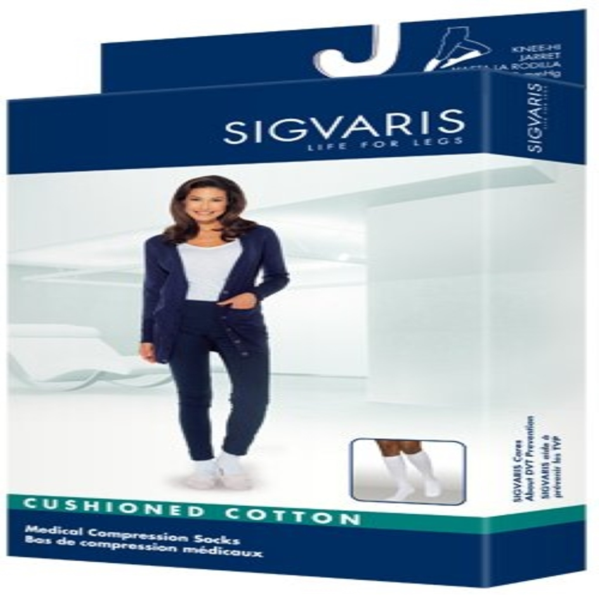 Sigvaris 360 Cushioned Cotton Series 20-30 mmHg Women's