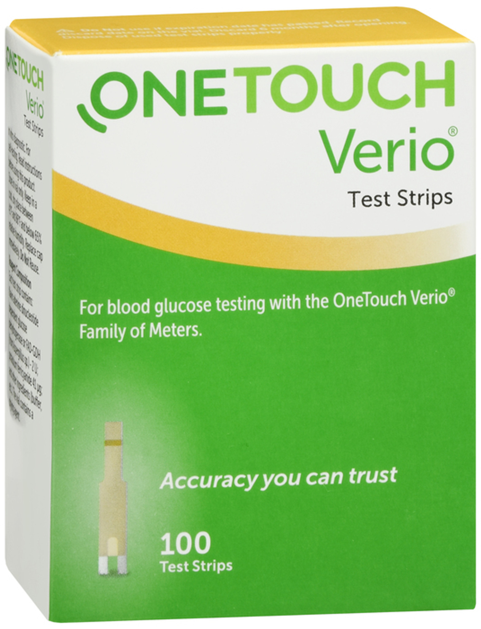 OneTouch Verio Diabetic Test Strips for Blood Sugar Monitor