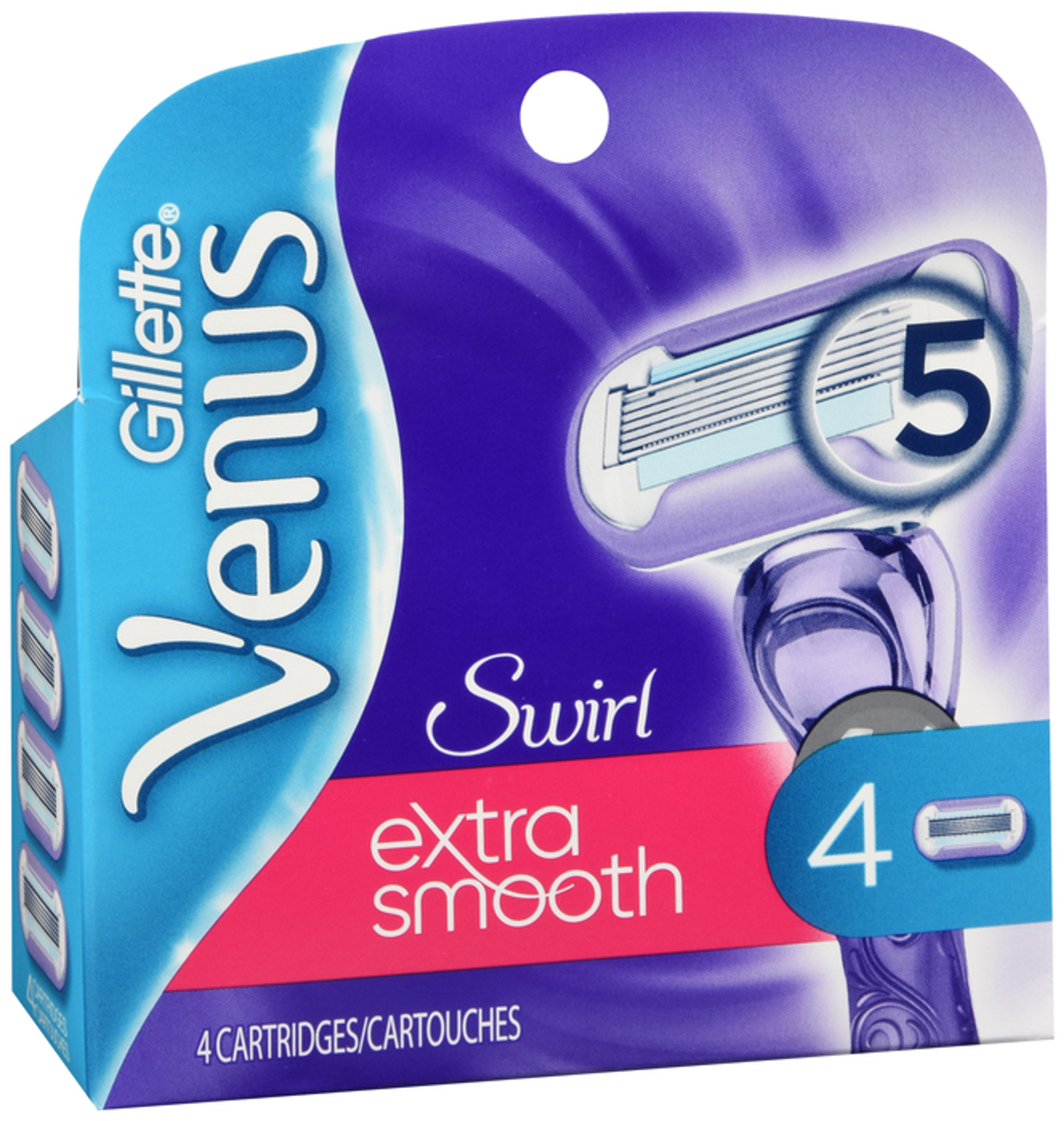 Gillette Venus Swirl ekstra barberbladsrefill 4 tæller drugsupplystore.com