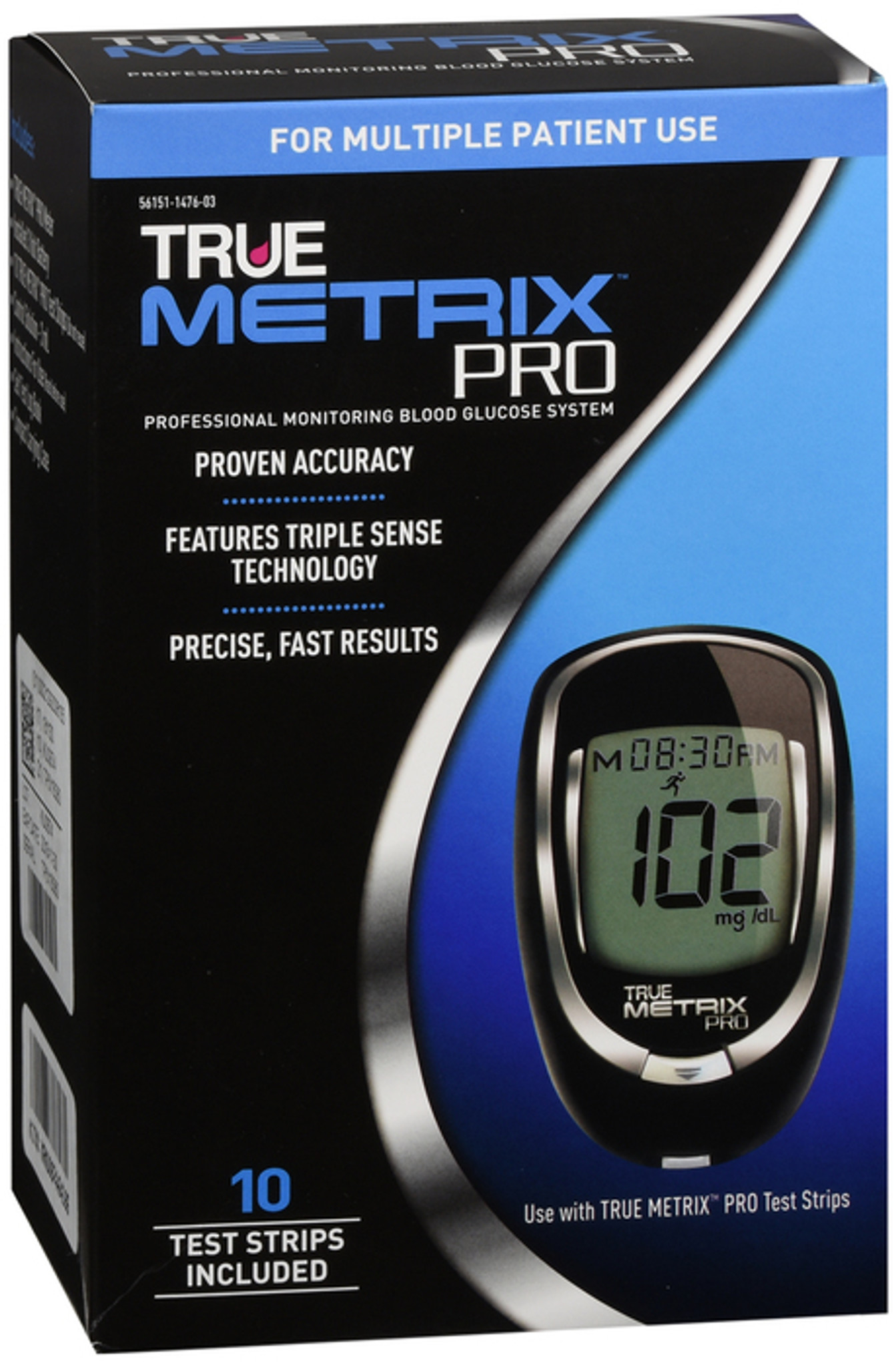 True Metrix PRO Professional Monitoring Blood Glucose System 10