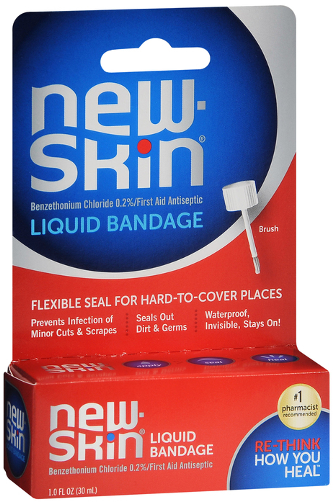 how to take off new skin liquid bandage