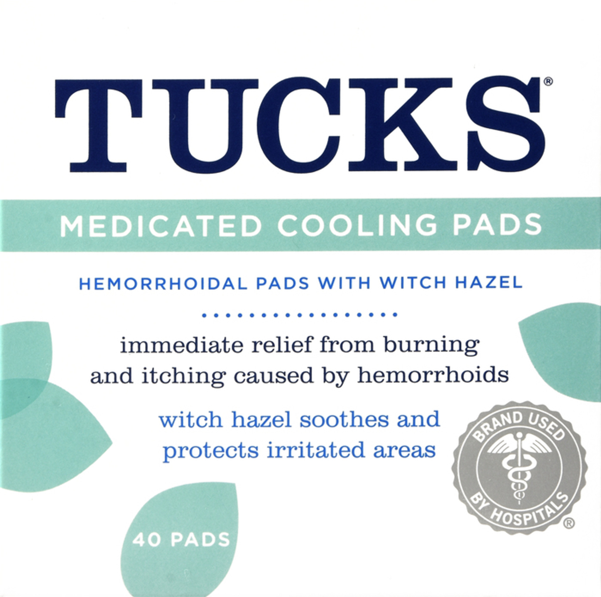 TUCKS Medicated Cooling Hemorrhoid Pads, 100 Count