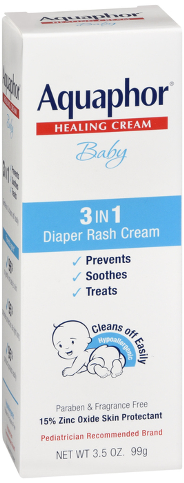  Crema para sarpullido del pañal del bebé Aquaphor de 3.6 oz  (paqete de 3) : Bebés