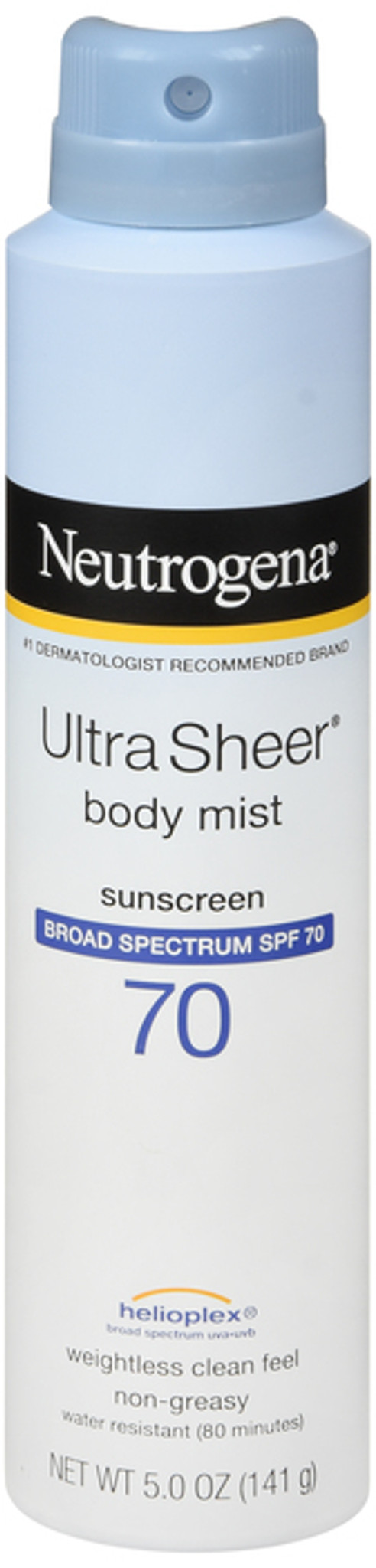 neutrogena spf 70 spray