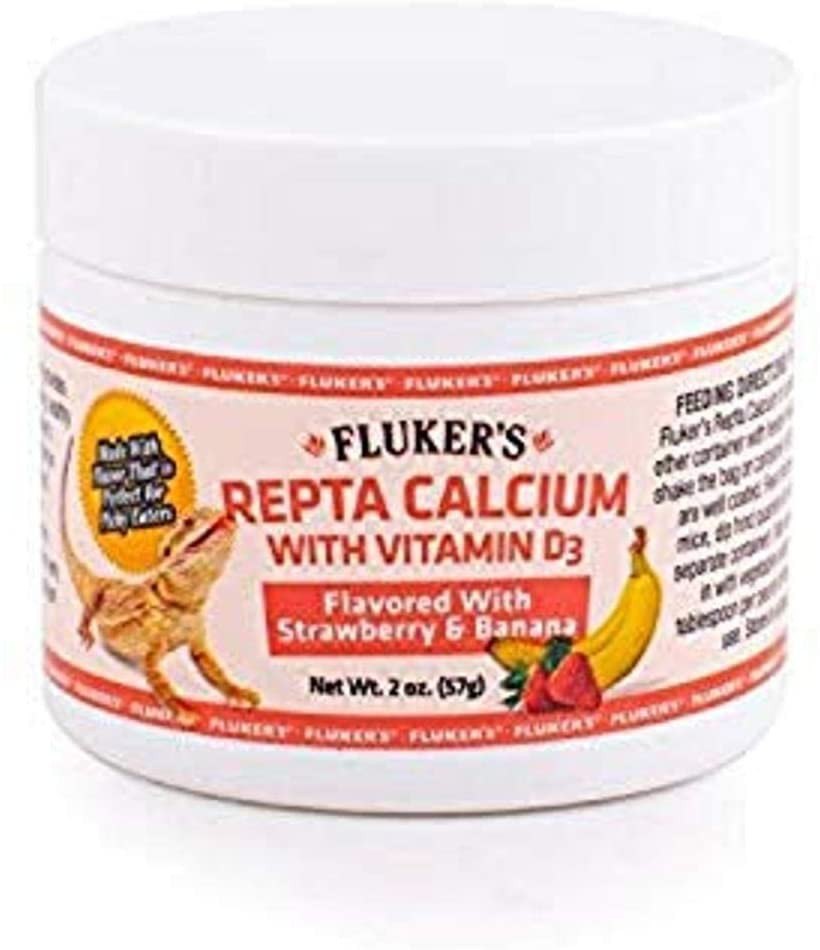 RA ReptaCalcium with Vitamin D3 Strawberry & Banana 2 oz