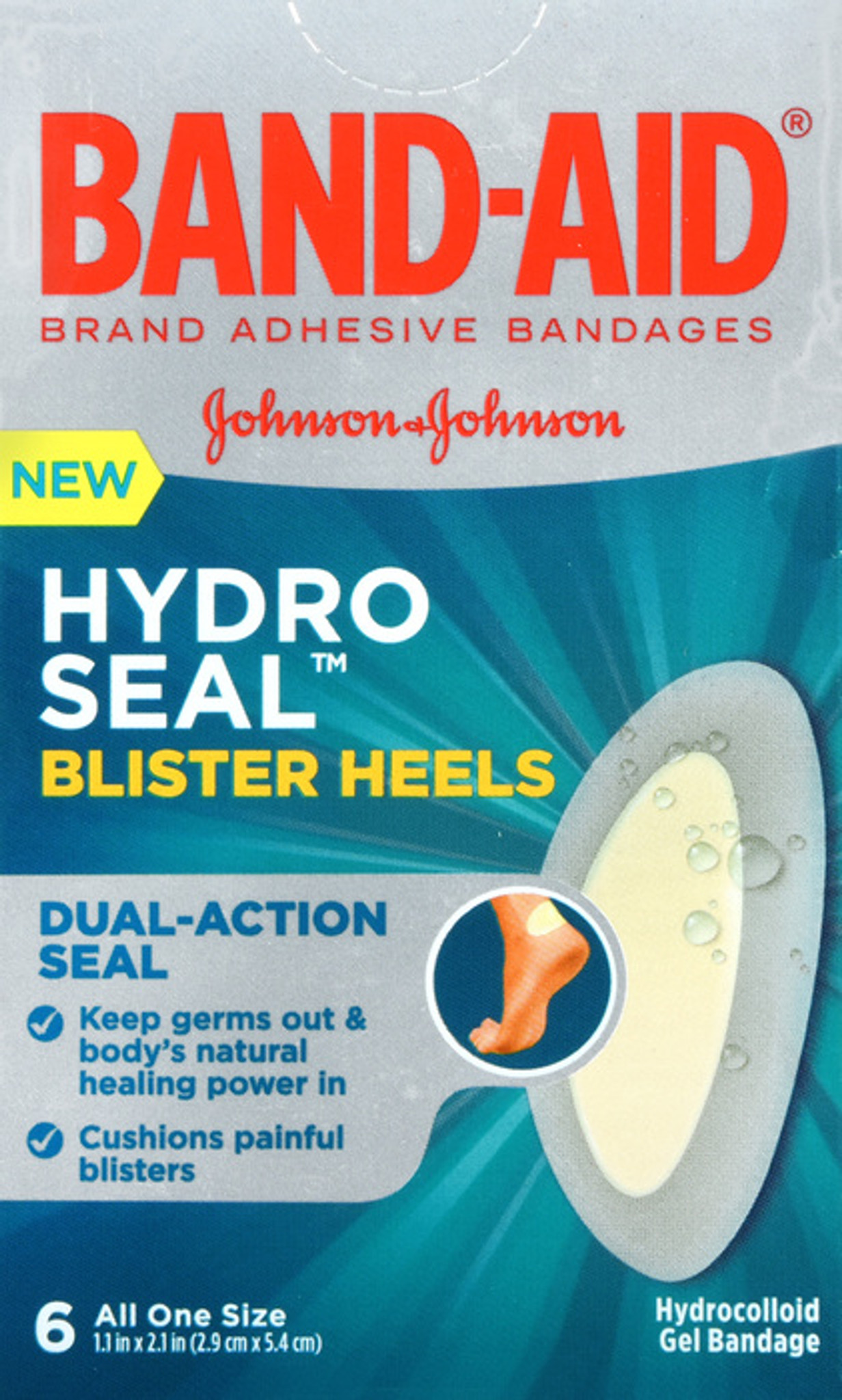 Blister Cushions Seal & Heal Bandage with Hydrogel Technology – DrScholls