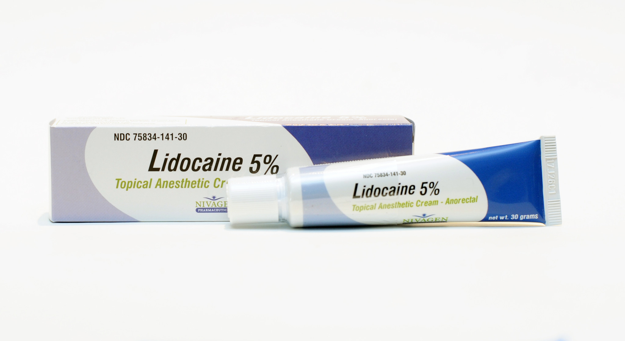 Lidocaïne 5% crème anesthésique topique-anorectale 30 grammes