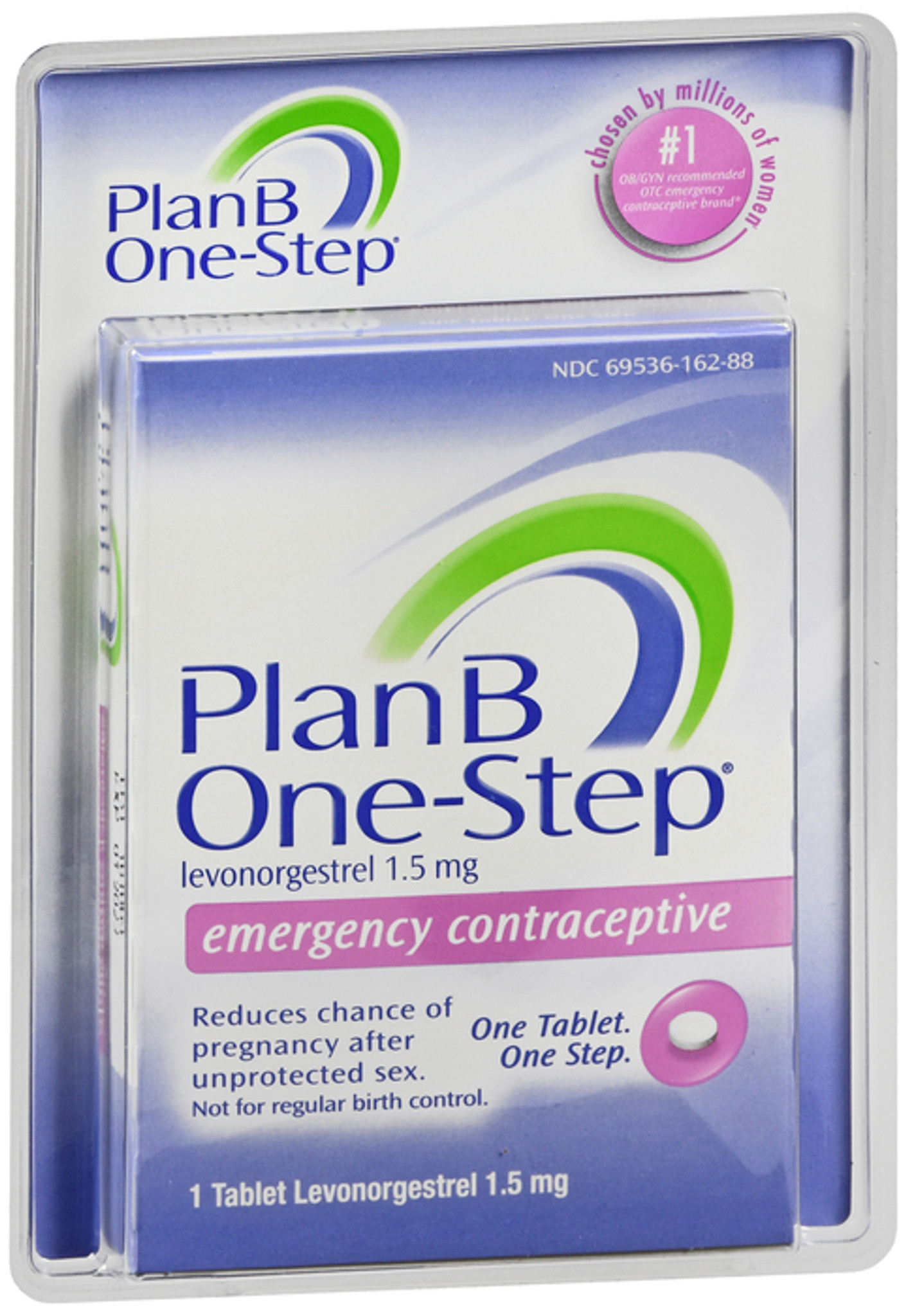 Plan B One-Step Emergency Contraceptive 1.5 Mg 1 Count 