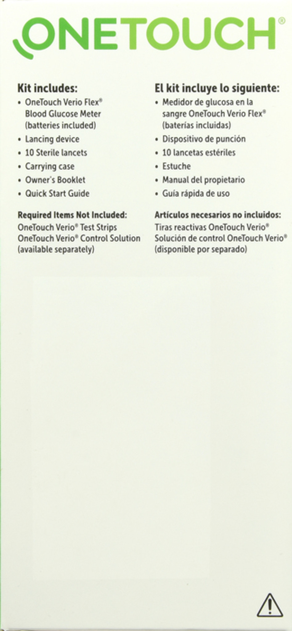  OneTouch Verio Flex Blood Glucose Meter For Sugar Test Kit   Includes Blood Glucose Monitor, Lancing Device, 10 Sterile Lancets, and  Carrying Case : Health & Household