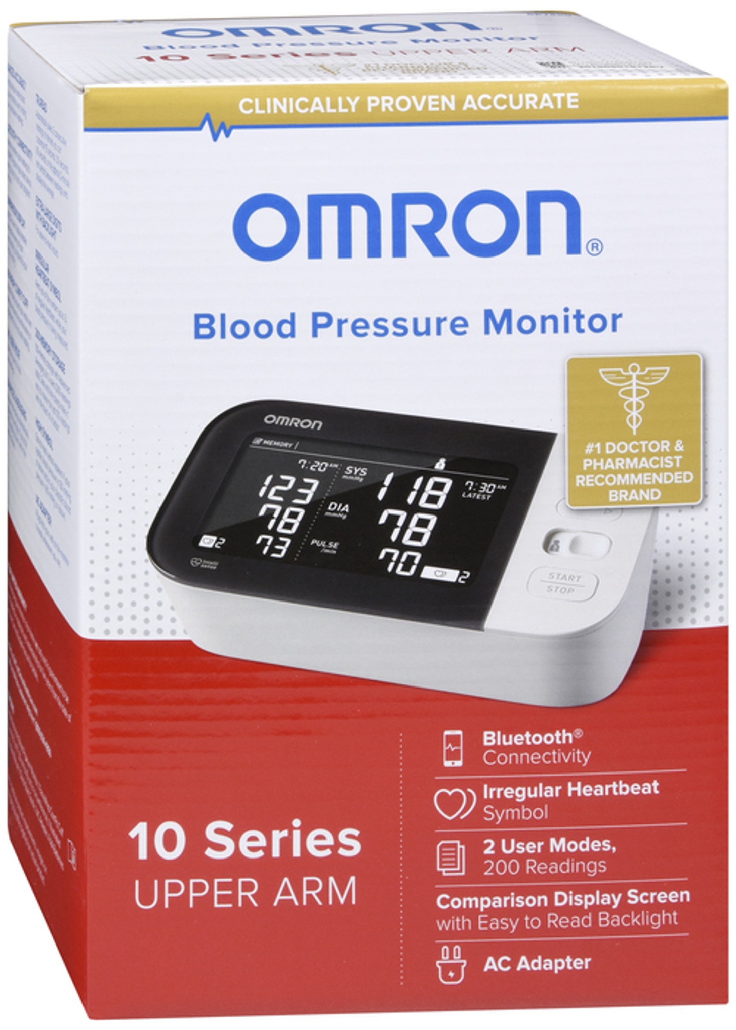 omron 10 series blood pressure machine