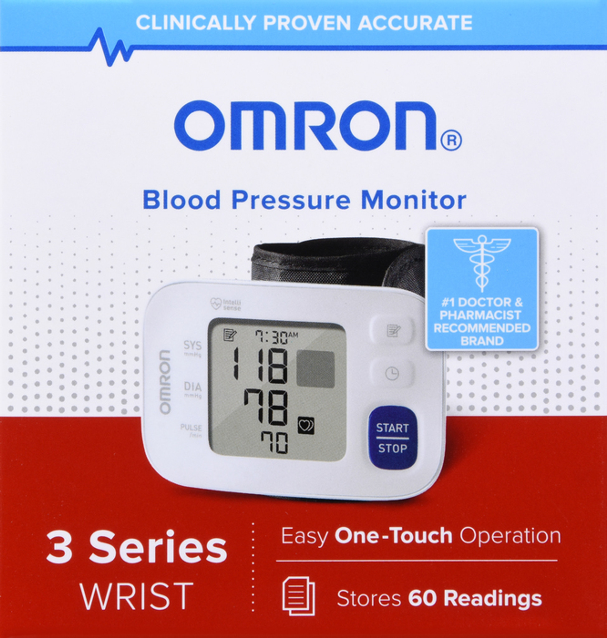 Omron Blood Pressure Monitor, 3 Series, Wrist