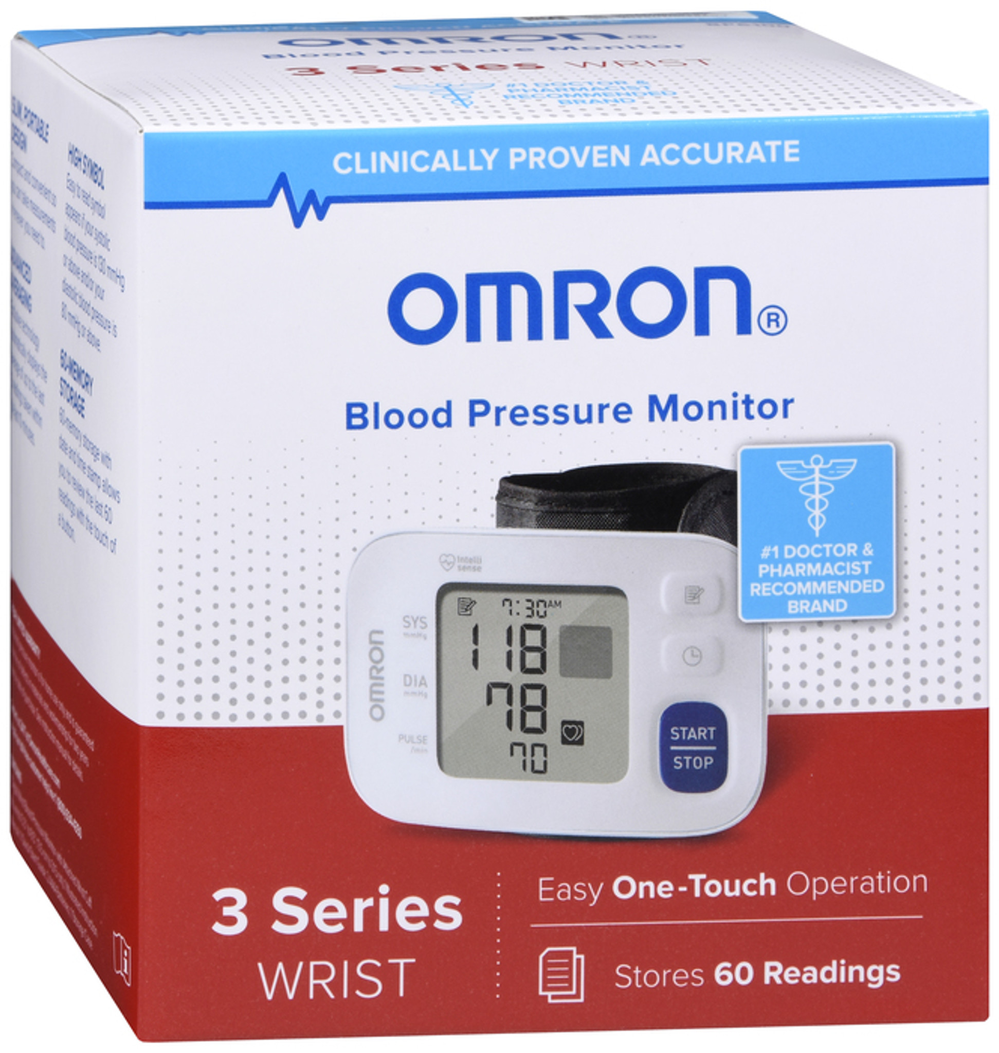 Omron 3 Series Wrist Blood Pressure Monitor BP6100 