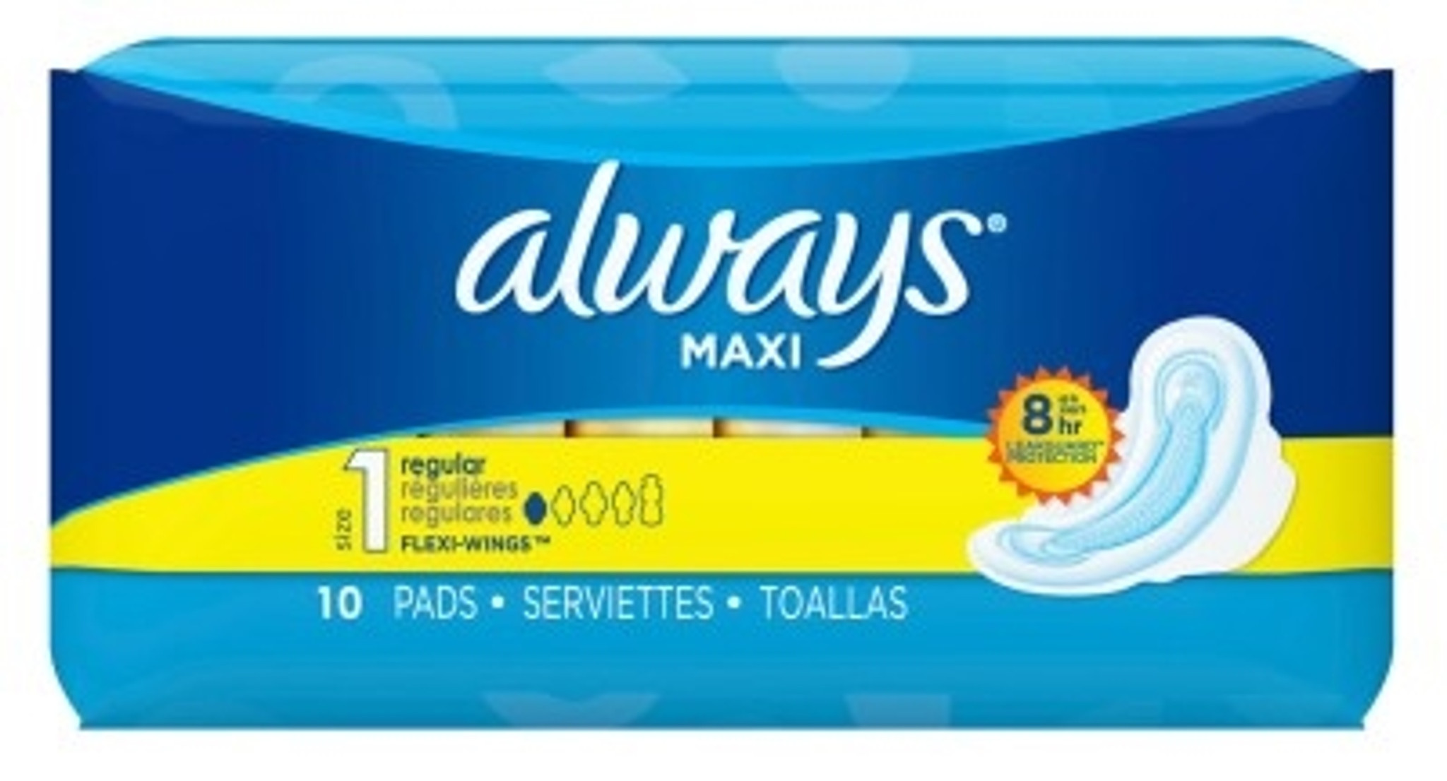 BL Always Pads Size 1 Ultra Thin 10 Count Regular - Pack of 3 